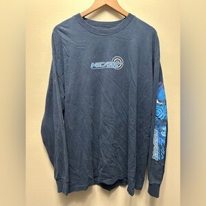 Vintage 2000 Dragon Ball Z t-shirt long sleeve Goku Group Mens XL Navy blue